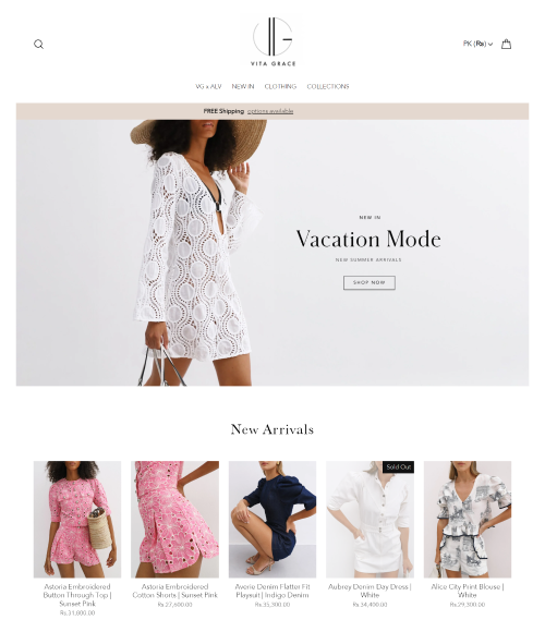 Fashion Website